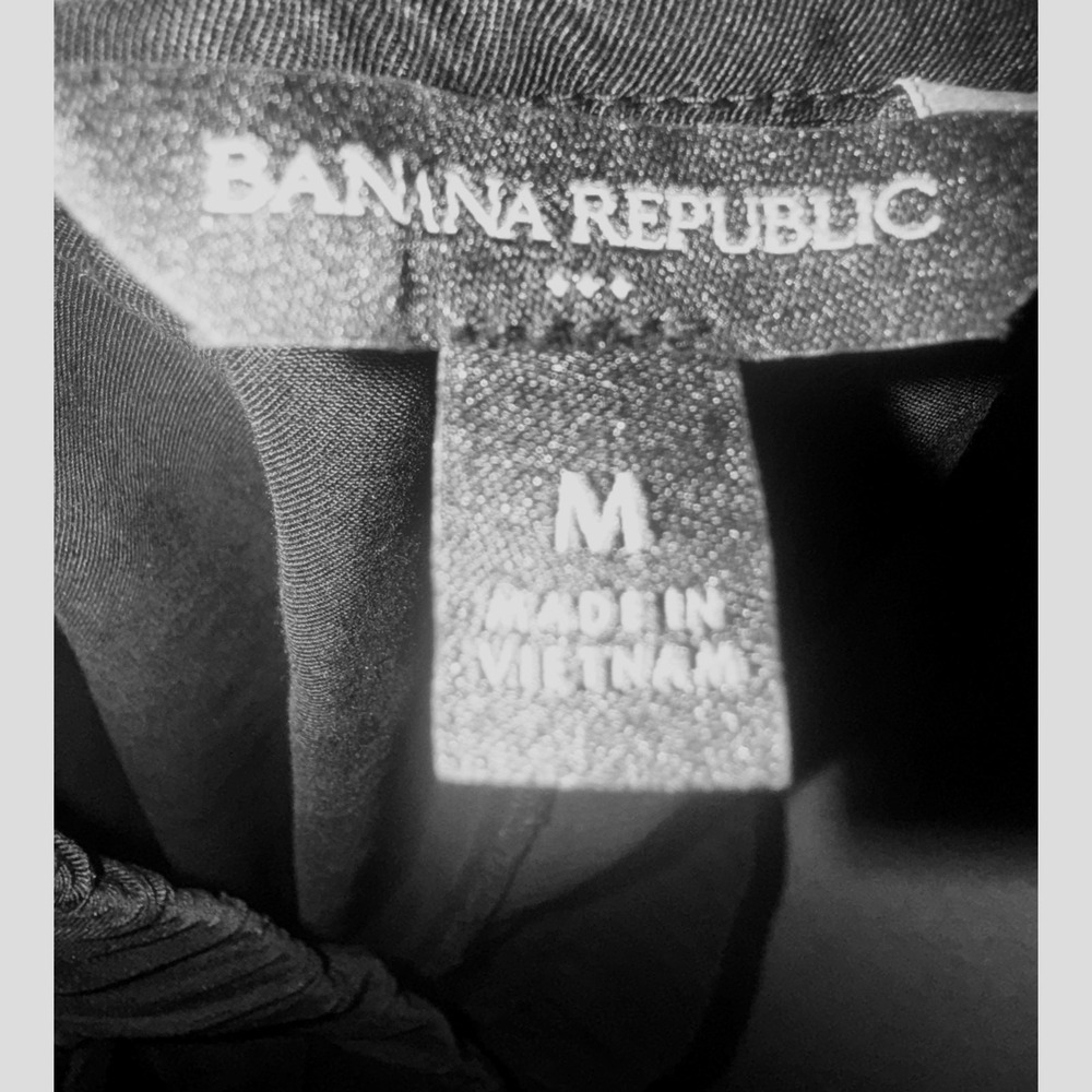 Banana Republic Black Cargo Jogger Pants Size Medium Stylish Travel Casual Comfy - Picture 6 of 6